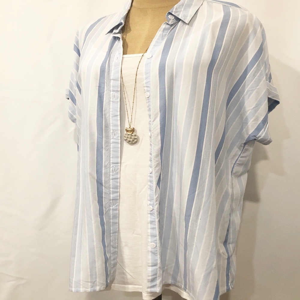 🆕BEACHLUNCHLOUNGE SPENCER SHORT SLEEVE CAMP SHIRT